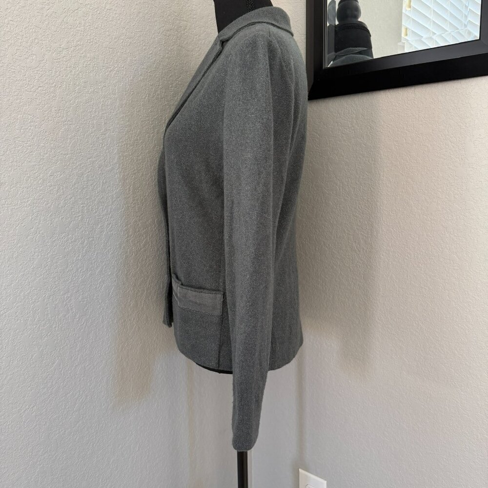 AMINA RUBINACCI Cashmere Blazer Jacket Small Gray - Picture 4 of 16
